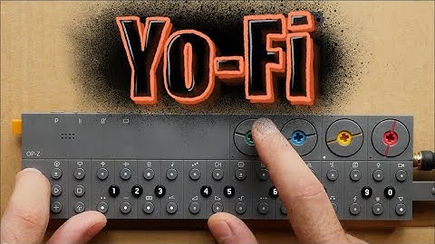 relaxed sample based Lo-Fi Beat Making Tutorial //OP-Z 🎵