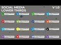 Social Media Lower Thirds 1 0 Premiere Pro | videohive