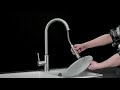 Touchless Kitchen Faucet with Pull Out Sprayer Stainless Steel Kitchen Sink Faucet