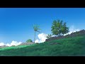 爽快なほど一瞬で完成していく草原風景イラスト　#Shorts