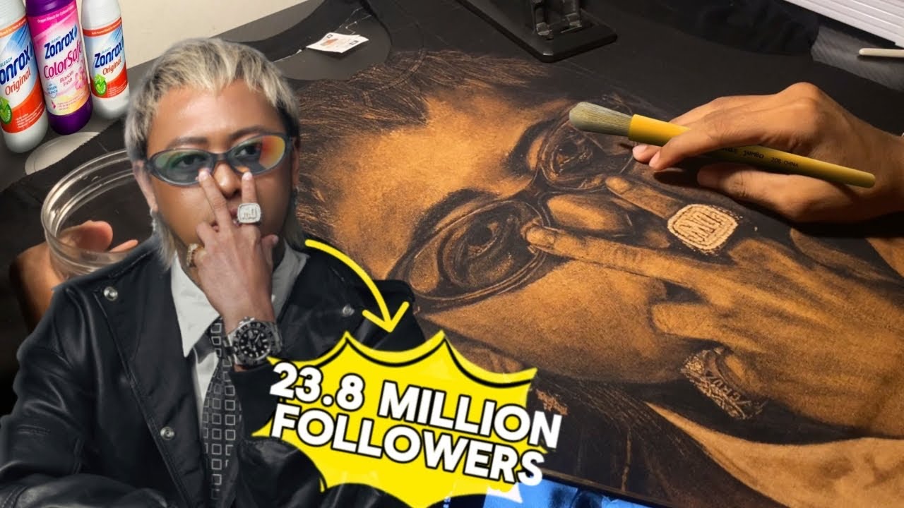 Я сделал для Whamos фирменную футболку с отбеливателем