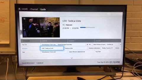 Teleste Luminato EPG SINC DEMO