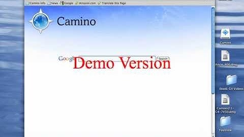 Camino  web browser for ibook g4 review