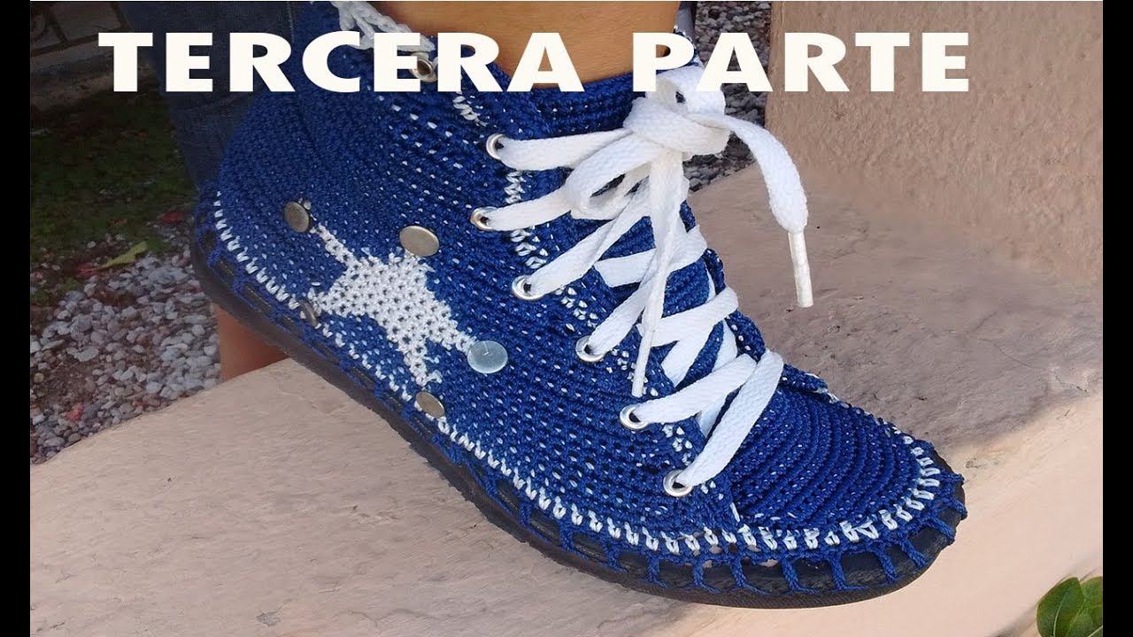 converse tejidas a crochet