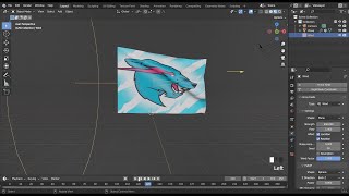 How to make a Flag in Blender 3d