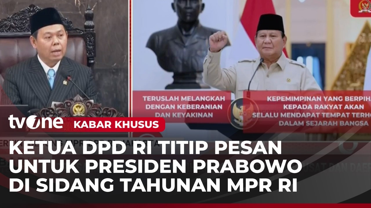 DPD RI Speaker's Message to President Prabowo: Keep Moving Forward with Courage