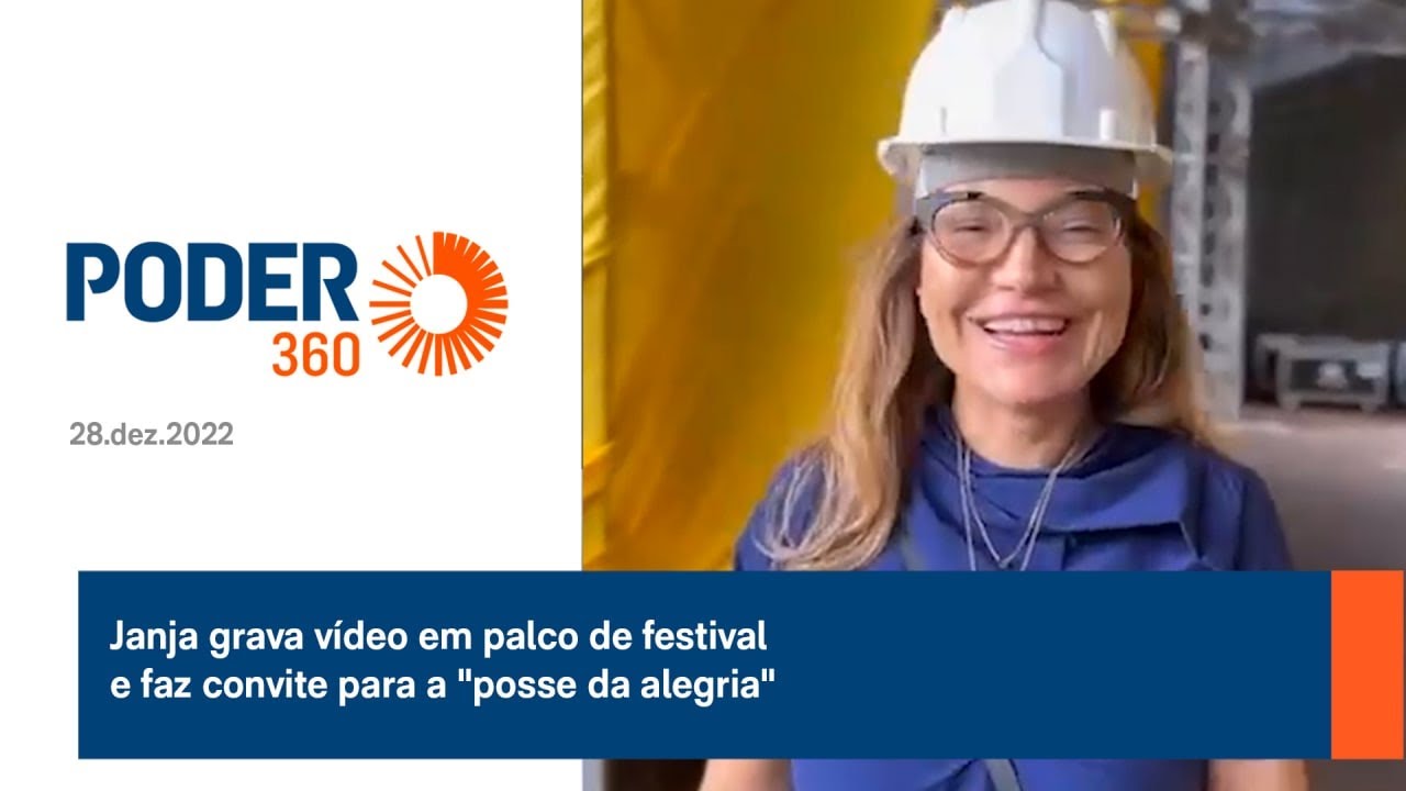 Janja grava vídeo em palco de festival e faz convite para a “posse da alegria”