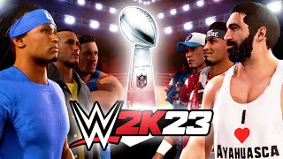 I made NFL QB's wrestle for the Super Bowl