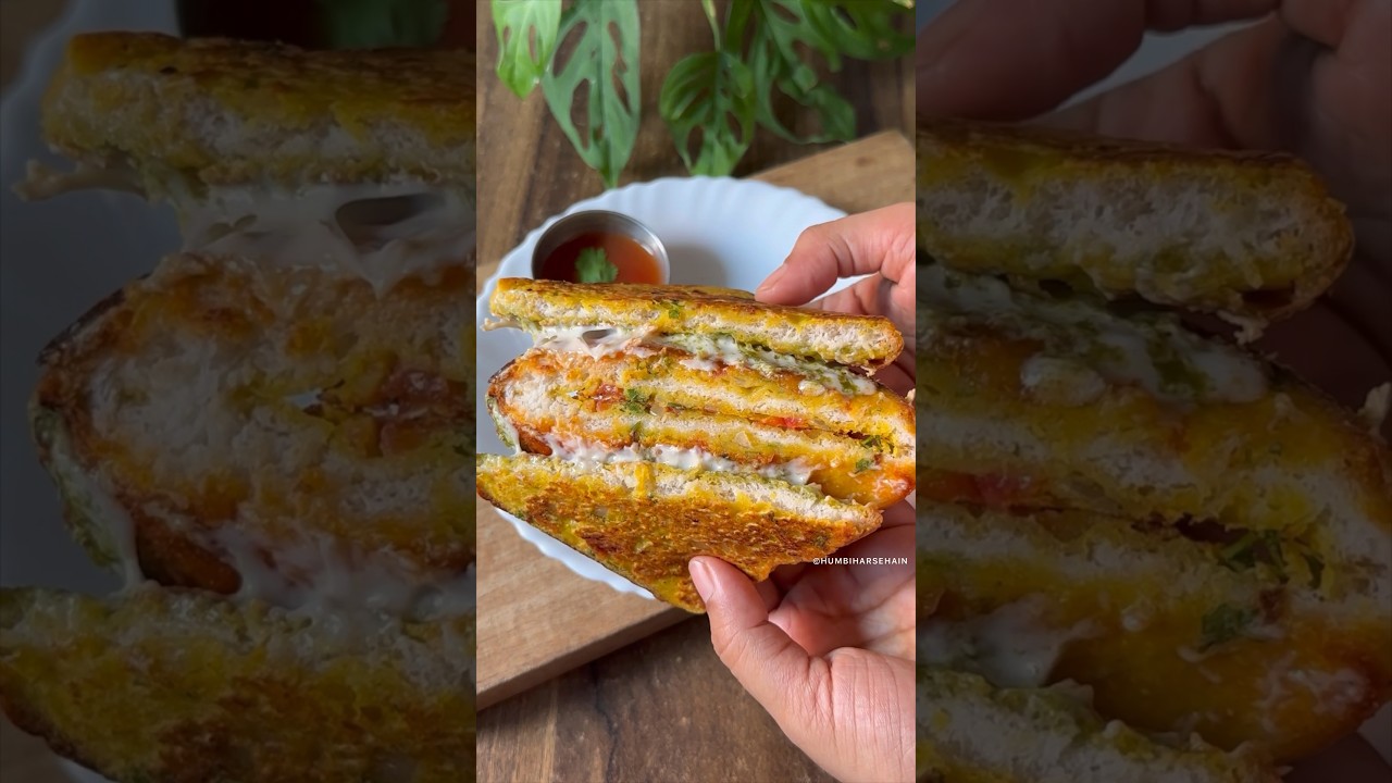 Besan Toast Sandwich | Sandwich Recipe | Cheese sandwich 