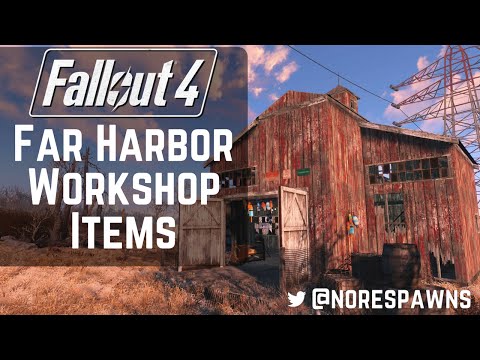 Fallout 4 Far Harbor - New Workshop Items Overview