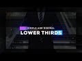 Clean Lower Thirds in After Effects - Complete After Effects Tutorial