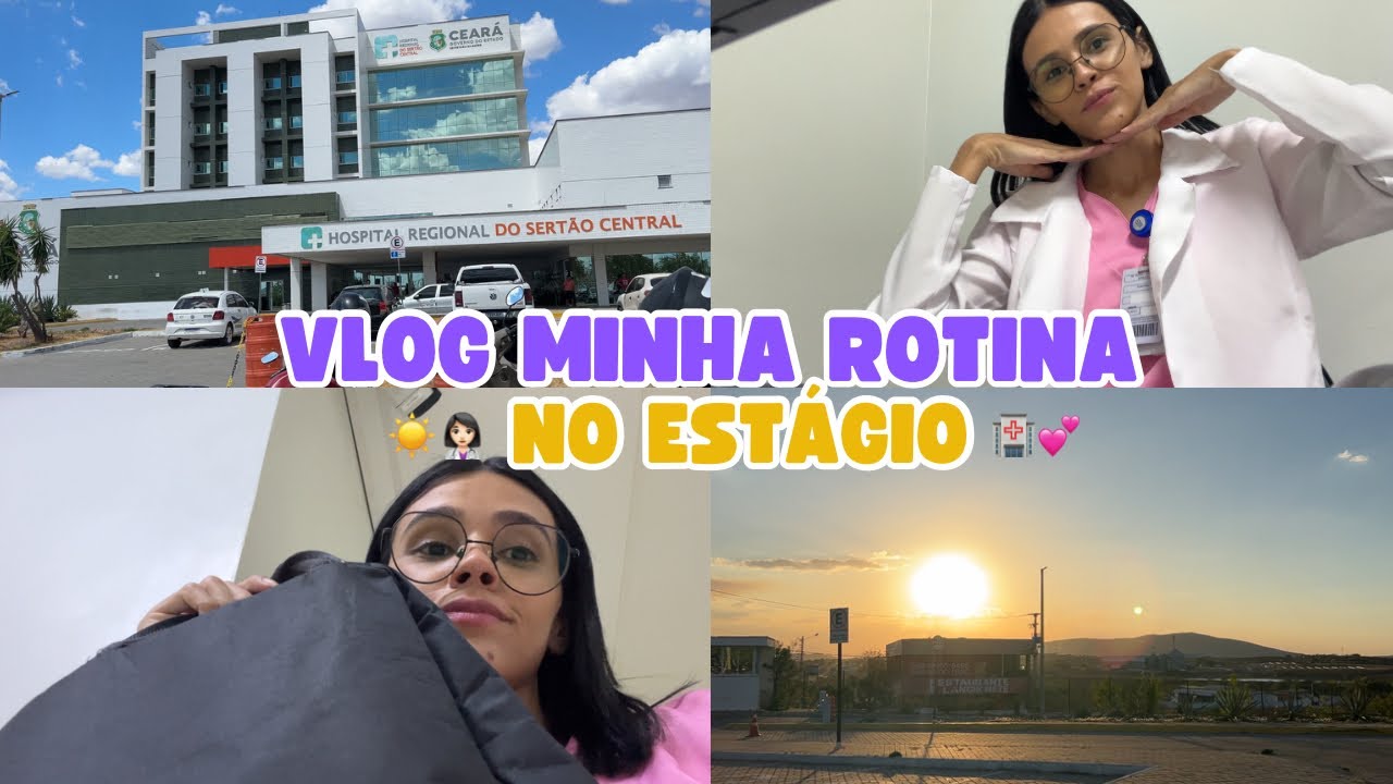 VLOG UM DIA COMIGO NO ESTÁGIO | Hospital | Farmácia | Rotina ✨🏥  