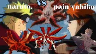 naruto vs pain / naruto mengamuk munculnya ekor 4,6,7 #cincuriki #biju #kurama #naruto