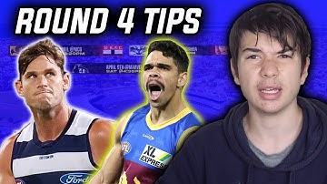 Round 4 AFL Tips + Predictions 2022