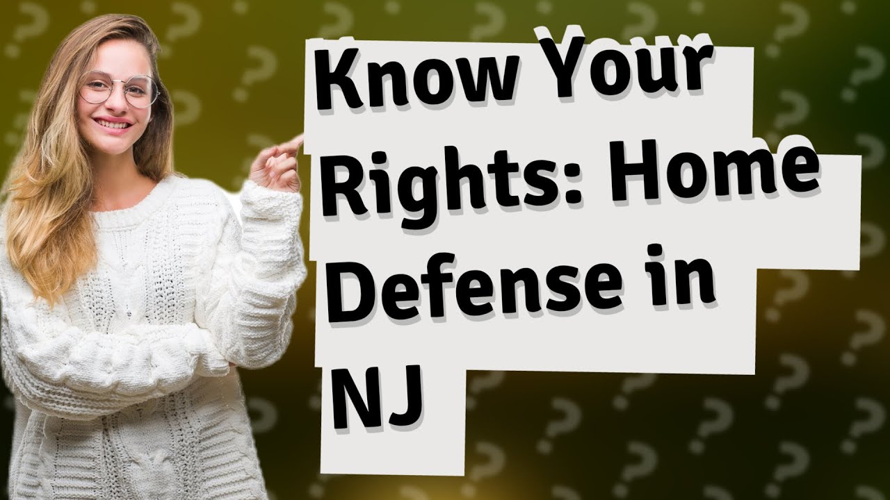 Can you defend your home in NJ? YouTube
