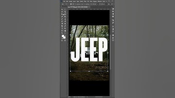 MCD - Text behind Object in Photoshop - Shot video #shorts