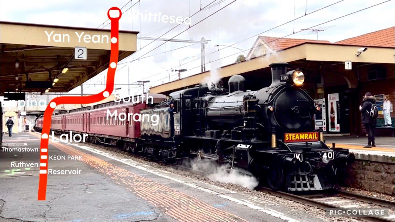 MERNDA Steamrail Shuttles with K140, K190 and the E Cars set YouTube