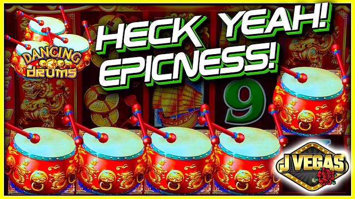 ONE OF MY BEST WINS EVER! WAY BETTER THAN JACKPOTS! Dancing Drums Slot