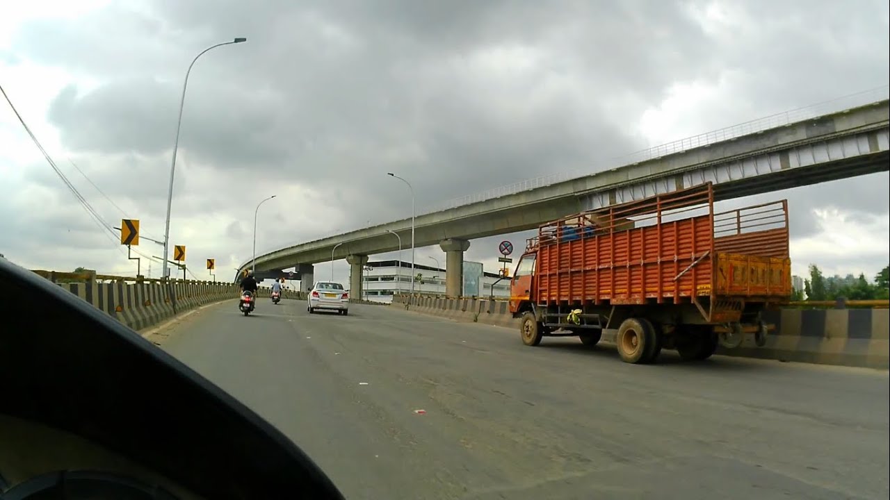 Timelapse KR Puram to Marathahalli Bike Journey Cason CS6 GoPro Camera 1080p 60fps EIS