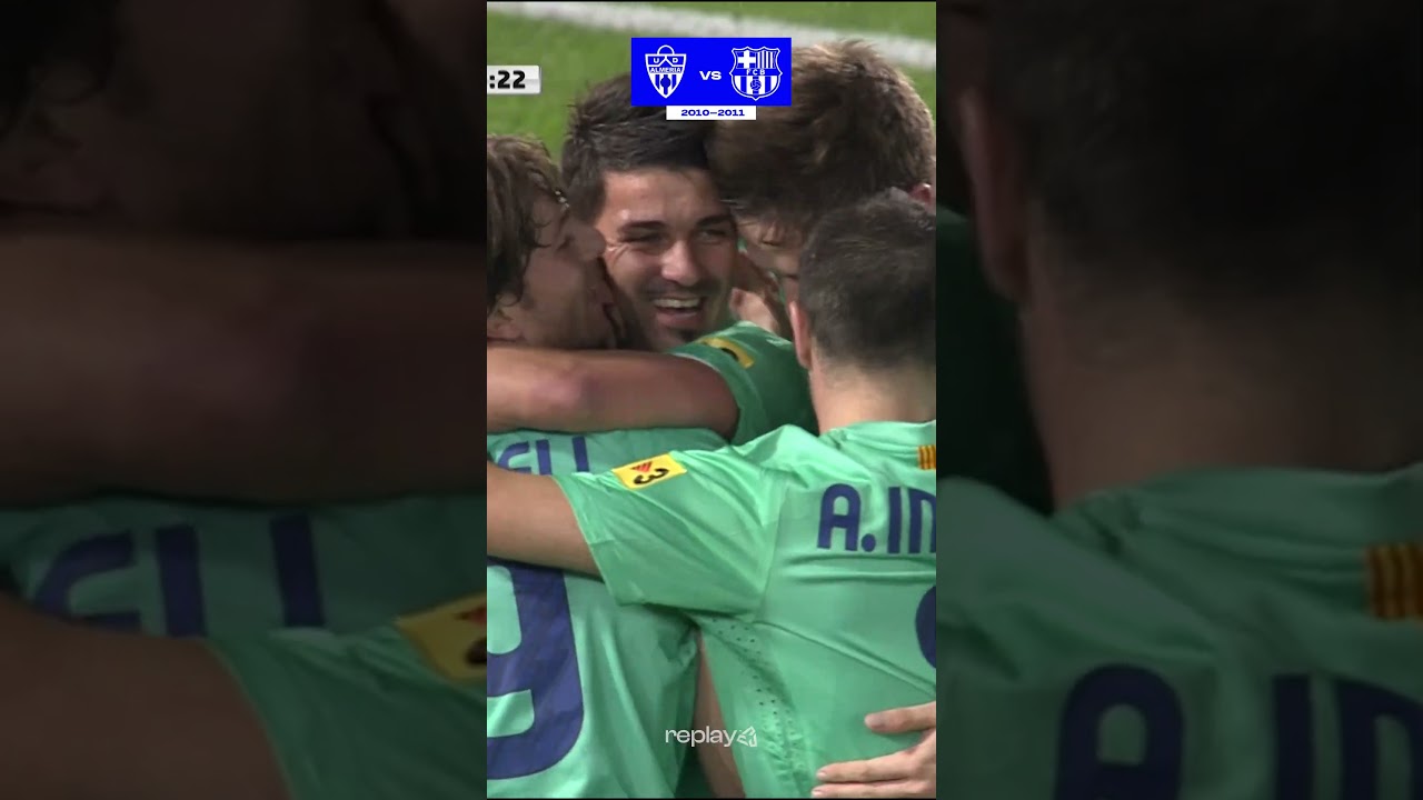 🔝 Jugadón entre Messi y Villa para marcar un golazo ante UD Almería 