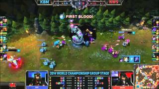 KBM vs NWS Firstblood