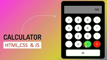 How to make a  Calculator using HTML | CSS and JAVASCRIPT