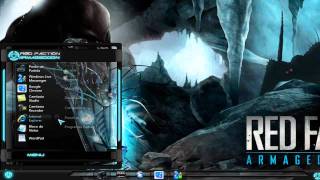 Tema Windows 7 Red Faction e icon Alienware inspired