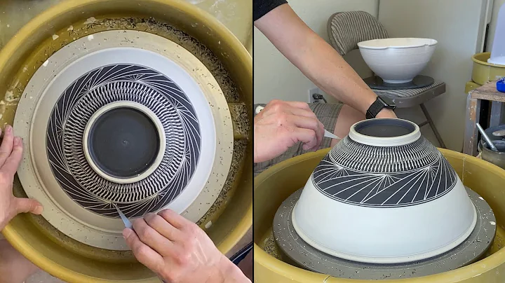 500. Trimming/Chatter...  a 6 Lb Salad Bowl with H...