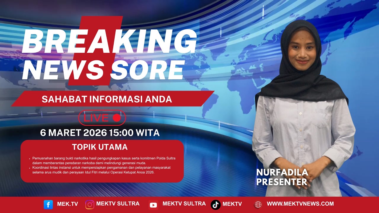 Breaking News Sore - Polda Sultra Musnahkan Narkotika & Rakor Pengamanan Idul Fitri 1447 H