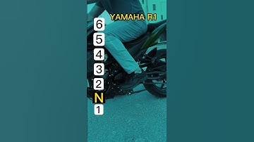 Maximum speed for each gear on a Yamaha R1  #yamaha #biker #motorcycle #bikelife  #r1