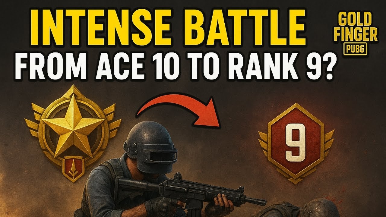 Rank 9 From Ace 10 to Rank 9?! Intense Battle Turned Into Heartbreak! | PUBG ...