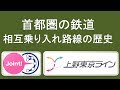 1960年代から進んだ首都圏での相互乗り入れ路線の歴史