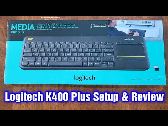 Dodge helt bestemt beskytte Logitech K400 Plus Keyboard Setup & Review - YouTube