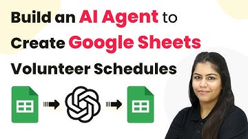 How to Build an AI Agent to Auto-Create Google Sheets Volunteer Schedules