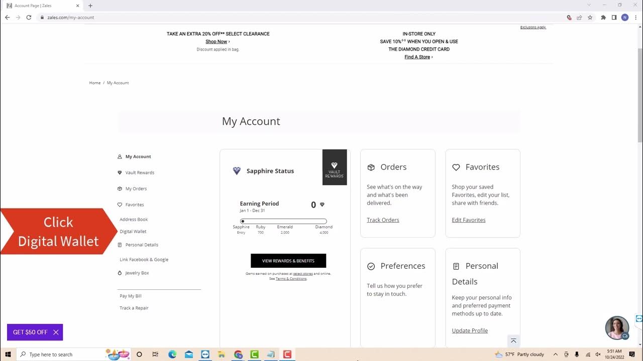 How to Add Zales Credit Card to Your Zales Account YouTube