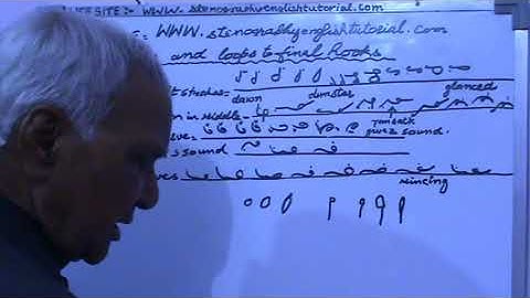 Steno. Eng. Circle and loop to Final Hook