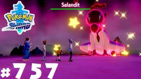 Pokemon Sword Shiny Dynamax Salandit Raid & Catch
