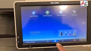 how to sort out network connection issue of Ricoh copier