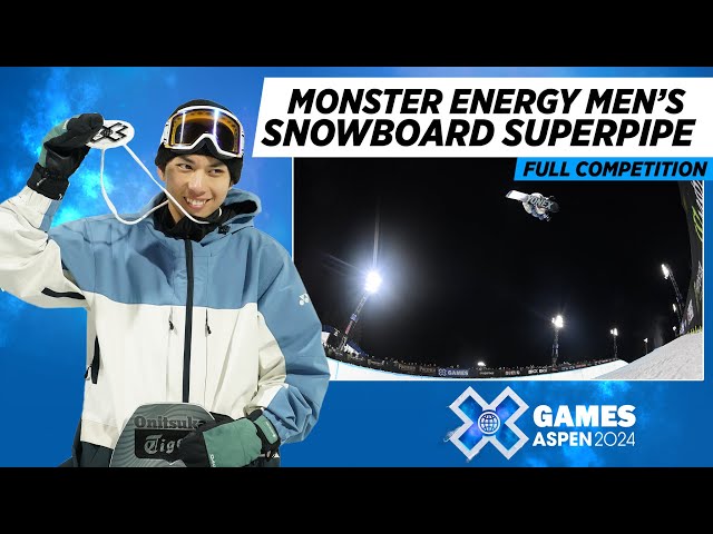 Monster Energy Men's Snowboard SuperPipe: FULL COMPETITION | X