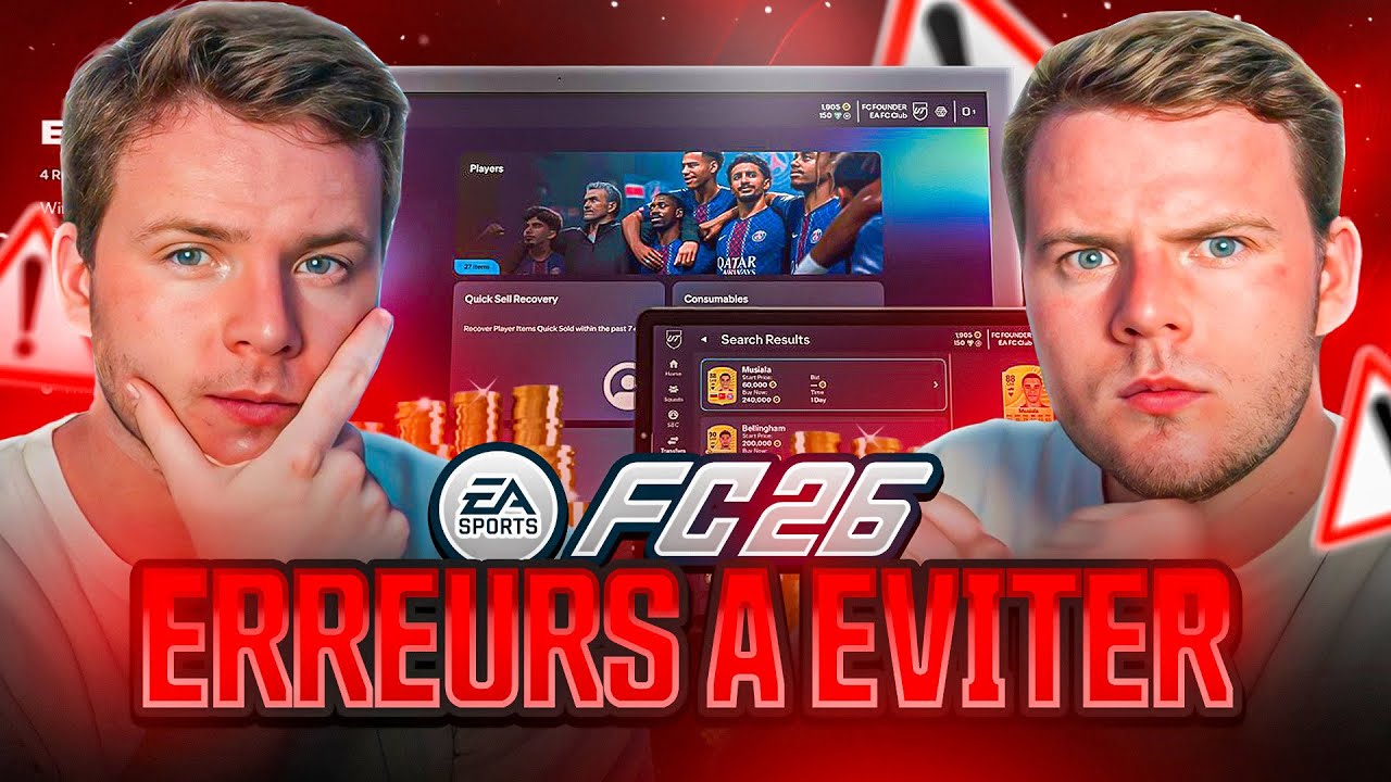⚠️ NE FAIS PAS CES ERREURS POUR BIEN COMMENCER FC 26 Ultimate Team ! (PACKS, Web App, SBC)