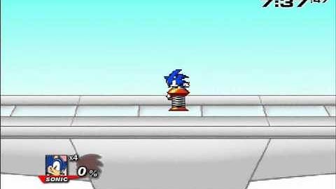 SSF2 v0.7 Sonic Advance Technique: Spring Boost