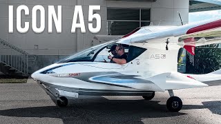 137. ICON A5 — сверхлегкий персональный гидросамолет. Демо полет (rus sub) screenshot 2