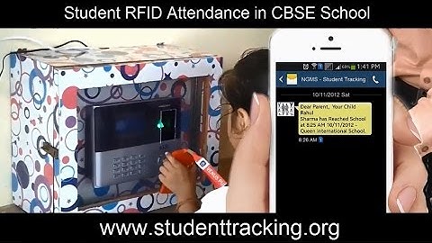 Student RFID Attendance in School