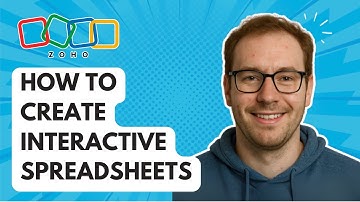How to create interactive spreadsheets using Zoho Sheet