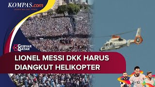 Parade Juara Piala Dunia Argentina di Buenos Aires Penuh Sesak hingga Messi Naik Helikopter