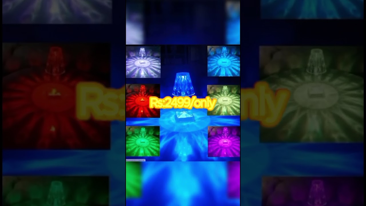 Multicolor Table Lamp