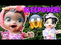 BABY ALIVE has a SLEEPOVER! The Lilly and Mommy Show! The TOYTASTIC Sisters! FUNNY KIDS SKIT!