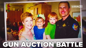 Vrouw klaagt stad aan om te voorkomen dat wapen waarmee haar man is gedood, wordt geveild