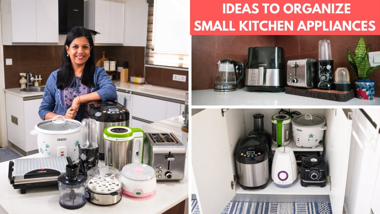 Ideas to Organize Small Kitchen Appliances