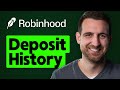 How to See Deposit History on Robinhood